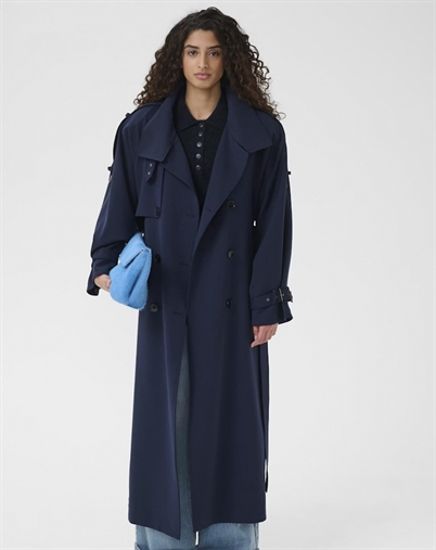 Gestuz - GZavic Long Trenchcoat - Sky Captain